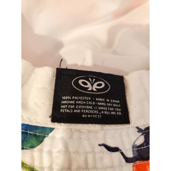 Ladybug Cherry Print Bucket Hat Petals And Peacocks Polyester - Picture 5 of 5